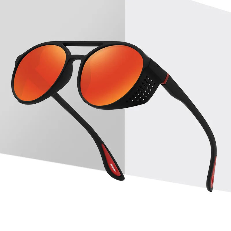 Gafas de Sol Polarizadas para Hombre y Mujer con Protección Lateral UV400, Lentes Espejadas, Gafas Deportivas para Ciclismo al Aire Libre