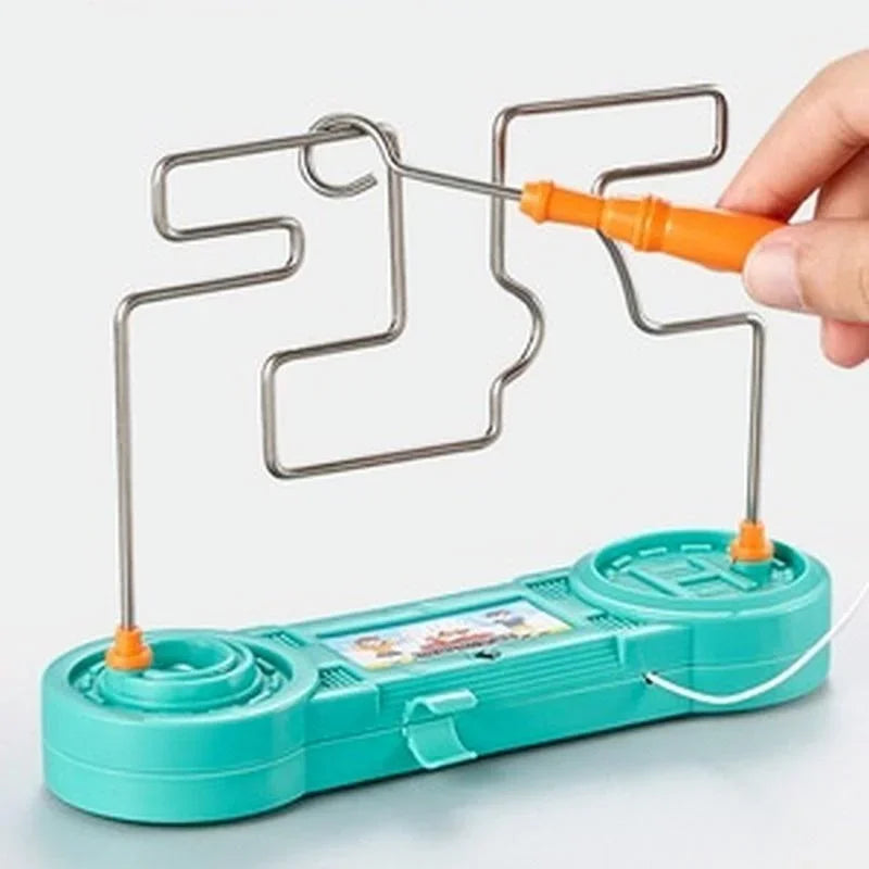 Juguete de descarga eléctrica Collison para niños, laberinto táctil eléctrico educativo, juego divertido para fiesta, juguetes de experimentos científicos para niños, regalo