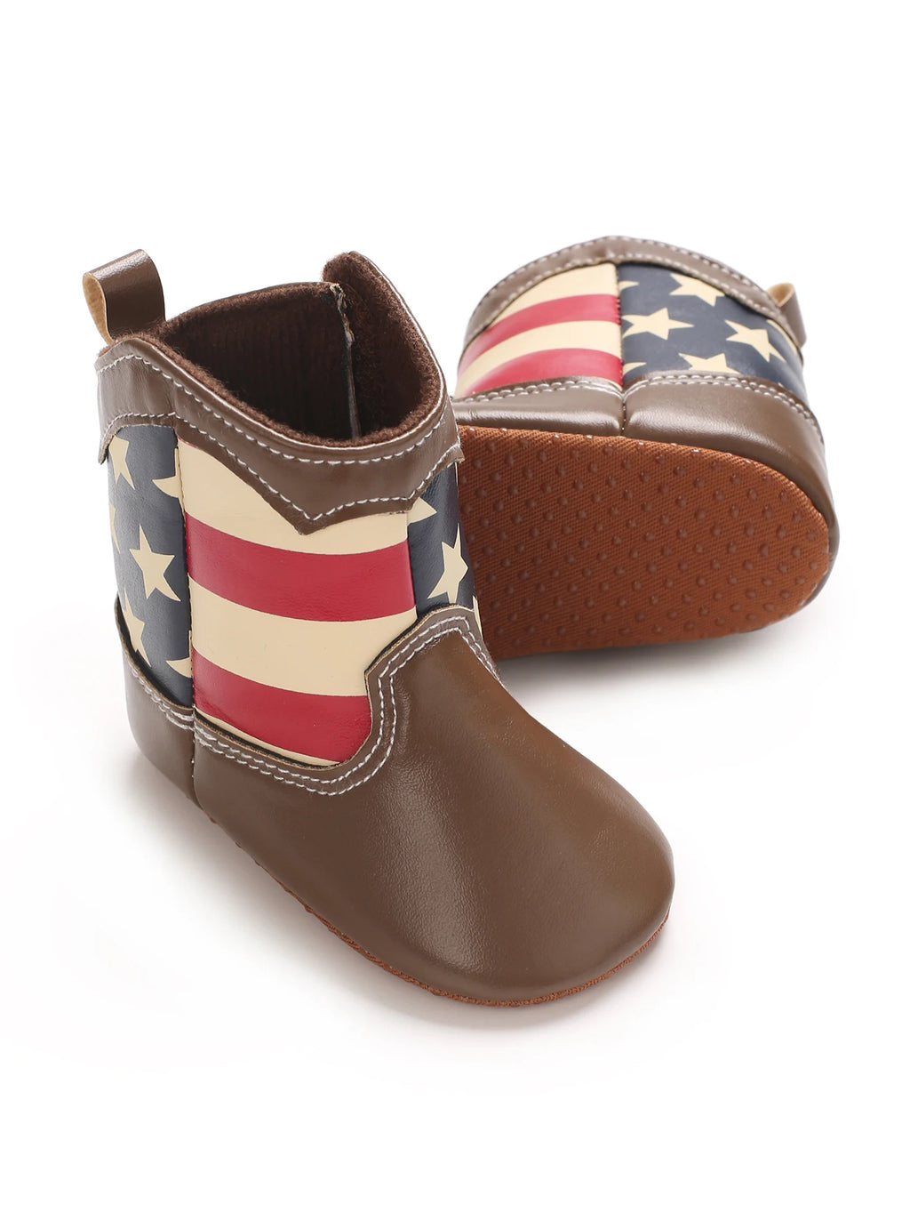 Baby Cowboy Boots - Western Style | Soft soled First Walking Shoes for Newborns and Preschoolers