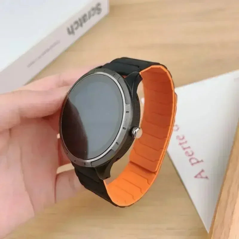 Correa deportiva de silicona magnética de 22mm para reloj inteligente Realme 5, pulsera para reloj Realme S2/Realme S 2 2Pro 3 3 Pro