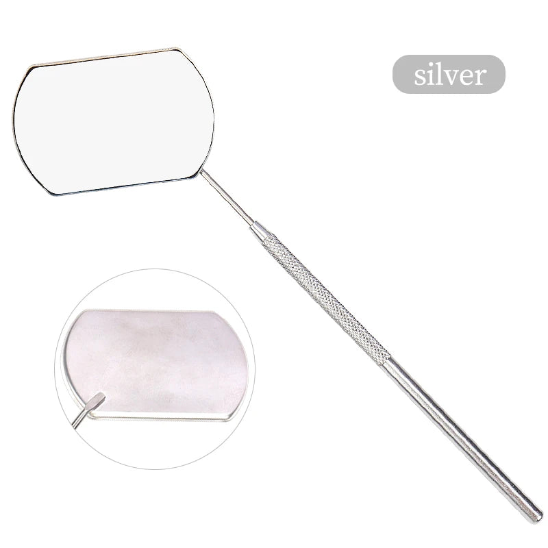 Espejo de pestañas para injerto de pestañas, belleza de aumento, mango largo para comprobar extensiones de pestañas postizas, herramientas de maquillaje, proveedor de espejos
