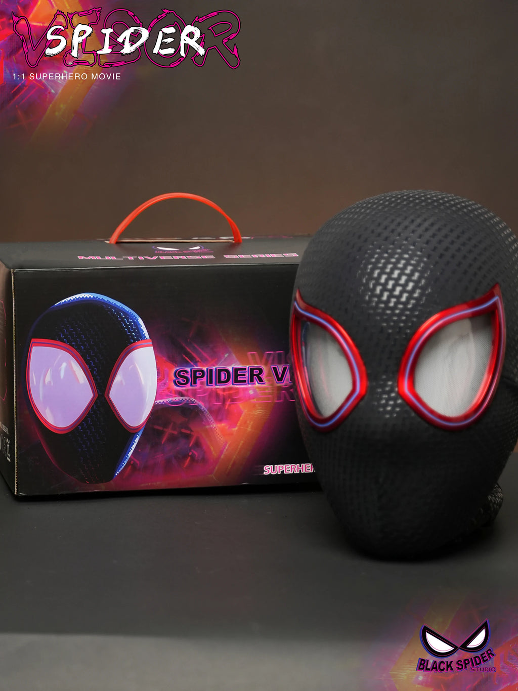 Spider-Man-Inspired Moving-Eye Cosplay Mask