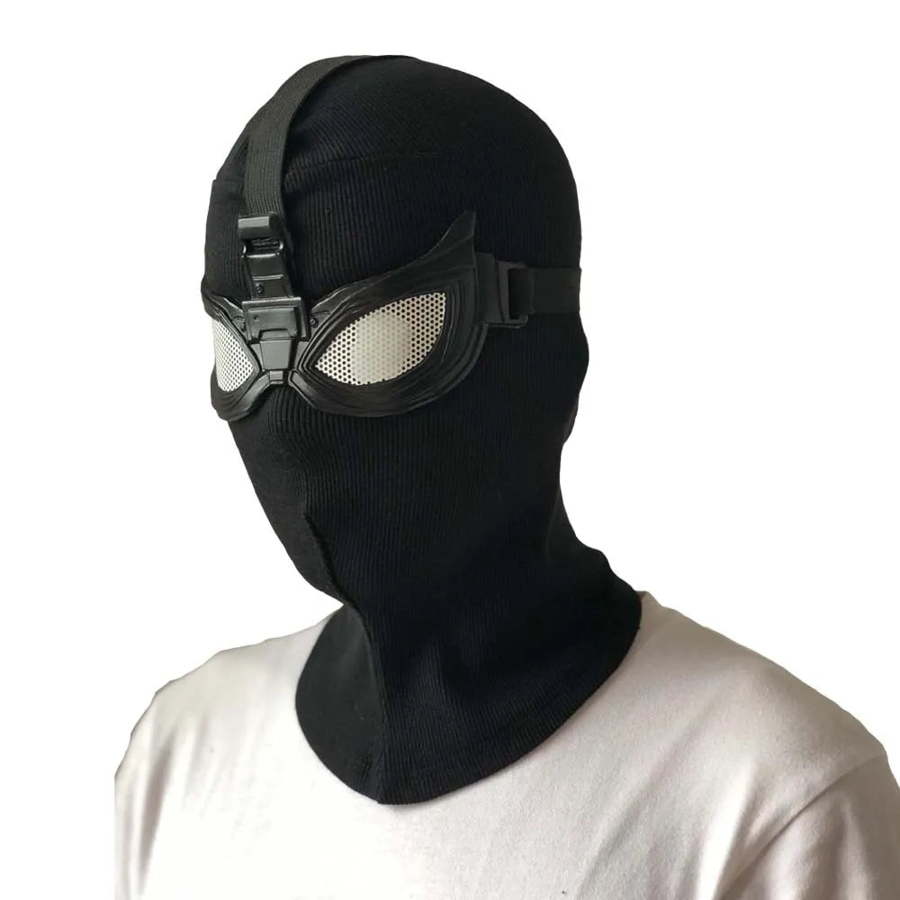 Black Stealth-Style Spider Hero Cosplay Mask