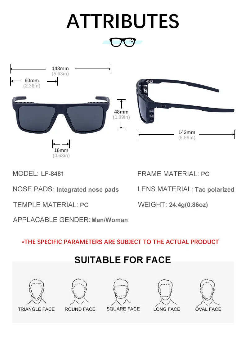 Gafas de sol polarizadas Vintage para hombre, gafas cuadradas de moda 2026, gafas de sol masculinas, gafas de conducción Vintage, gafas deportivas UV400