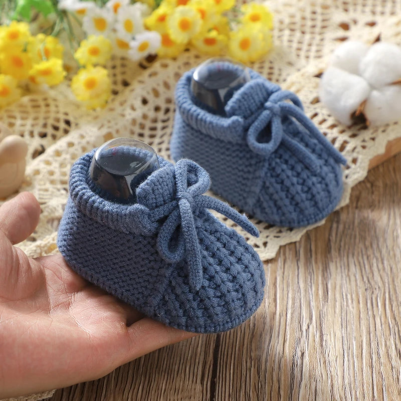 Newborn Infant Boys Girls Soft-Soled First Walk Shoes 0-18m Baby Prewalker Fashion Toddler Kid Outdoor Indoor Crib Sock Footwear