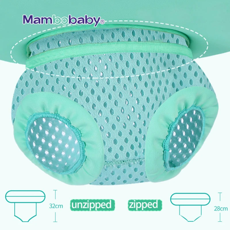 Mambobaby Baby Float with Seat Large Swimming Ring for Infant No Inflation Pool Accessories 6-18-24 Months Pool Game Toys