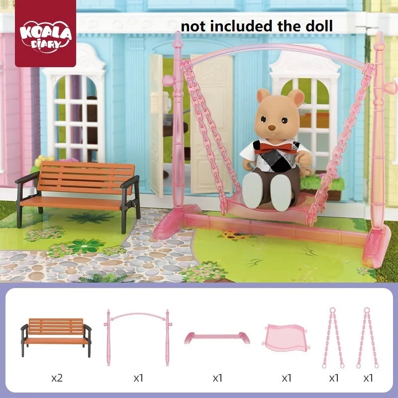 Mini juegos de compras de supermercado, muebles para casa de muñecas, accesorios, juguetes educativos intelectuales para niños, juguetes de interacción familiar