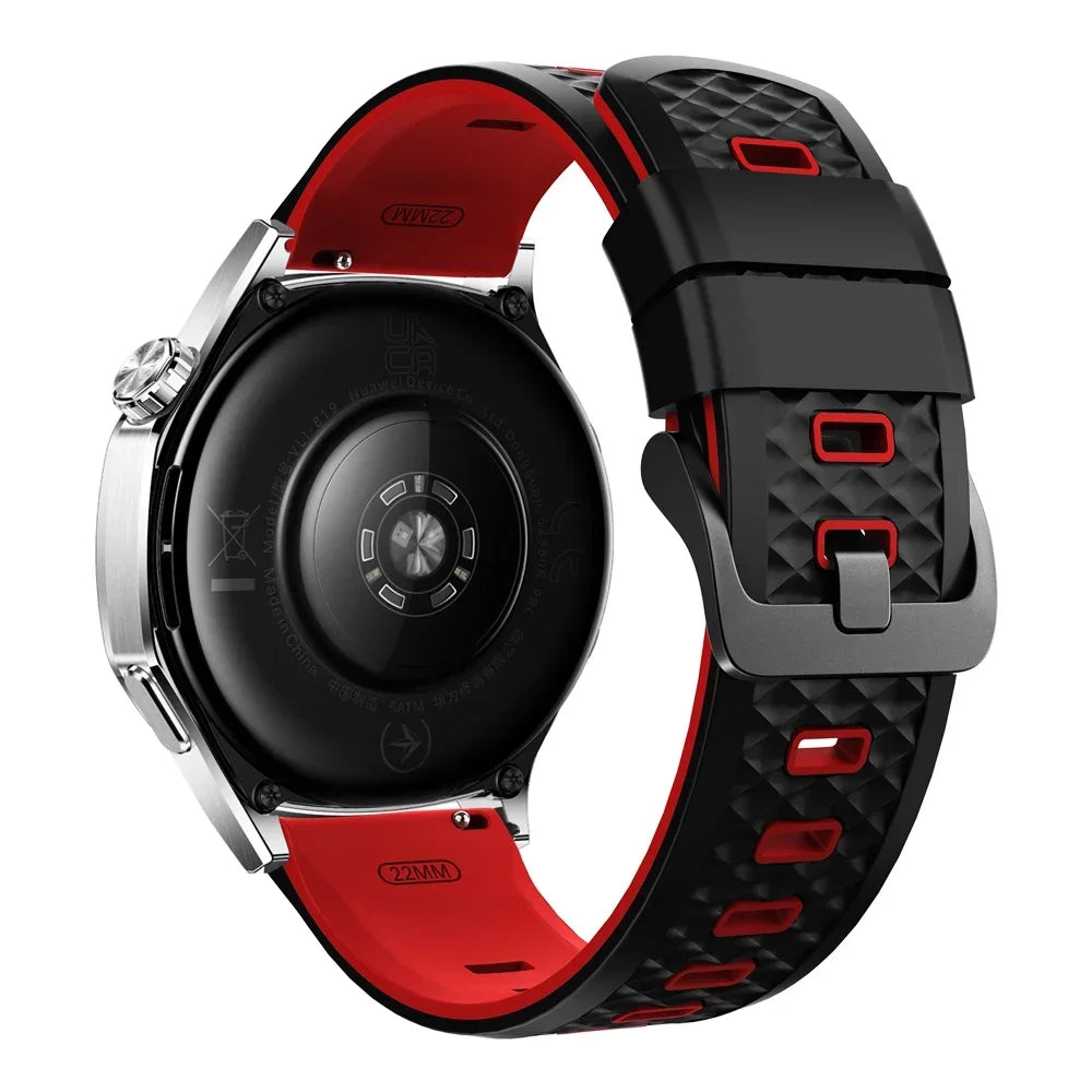 Correa deportiva de silicona de 22mm para OnePlus Watch 3 2 2R, pulsera suave de 46mm para OPPO Watch X X2 4 Pro/Mi Watch 2 Pro S4 S3 S1