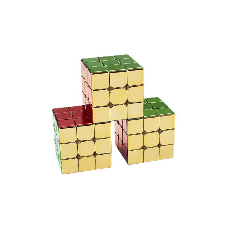 [Picube] SengSo Metal 3x3 Magnetic Golden Cubo Magic Cube Puzzle Speed Cibe M3 3x3x3 Magico Cubo Кубик Рубика Cibo Toy