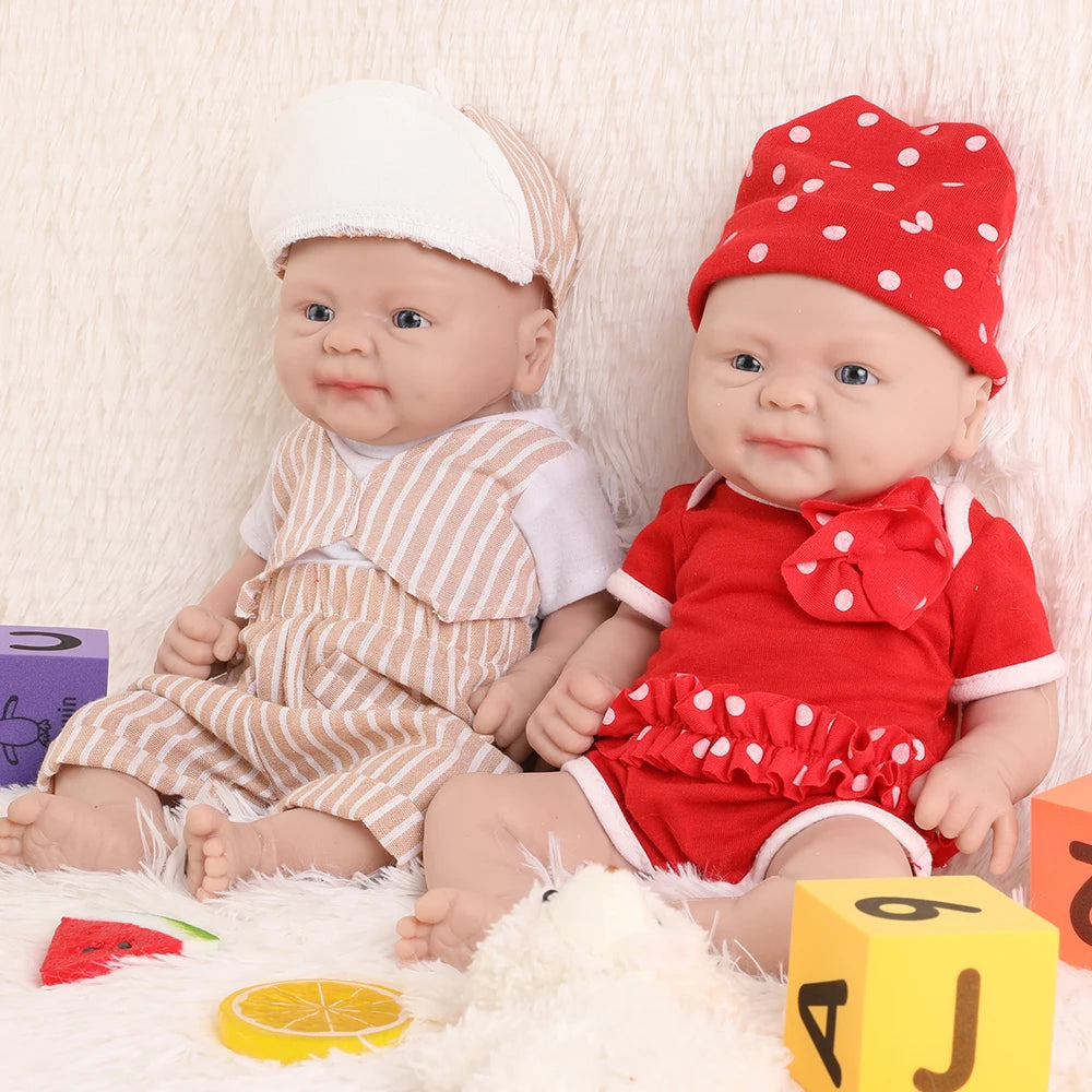 IVITA 14-Inch Full-Silicone Reborn Baby Doll