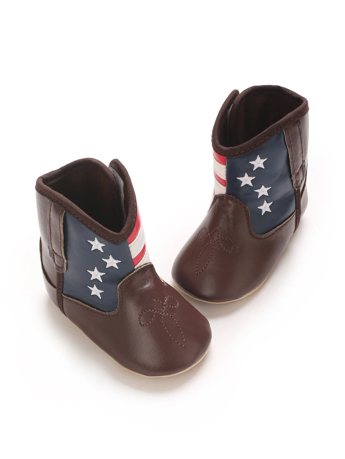 Baby Cowboy Boots - Western Style | Soft soled First Walking Shoes for Newborns and Preschoolers