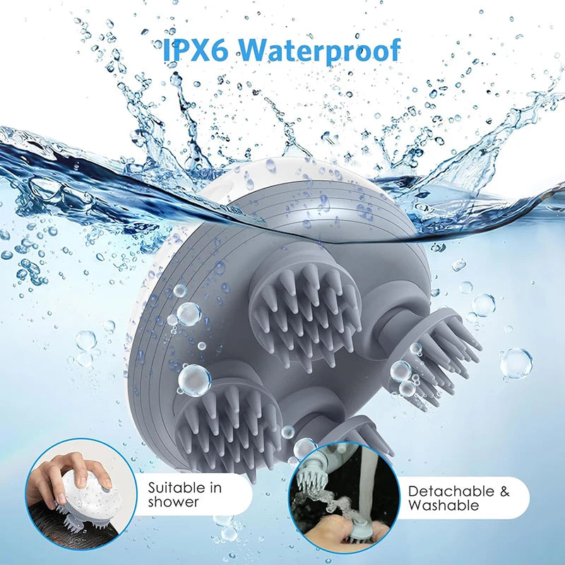 Masajeador Eléctrico para Cuero Cabelludo, Dispositivo Vibrador y Amasador para el Cuidado de la Salud, Masaje de Tejido Profundo para Hombros, Cuello, Piernas, Brazos, Masajeador para Mascotas