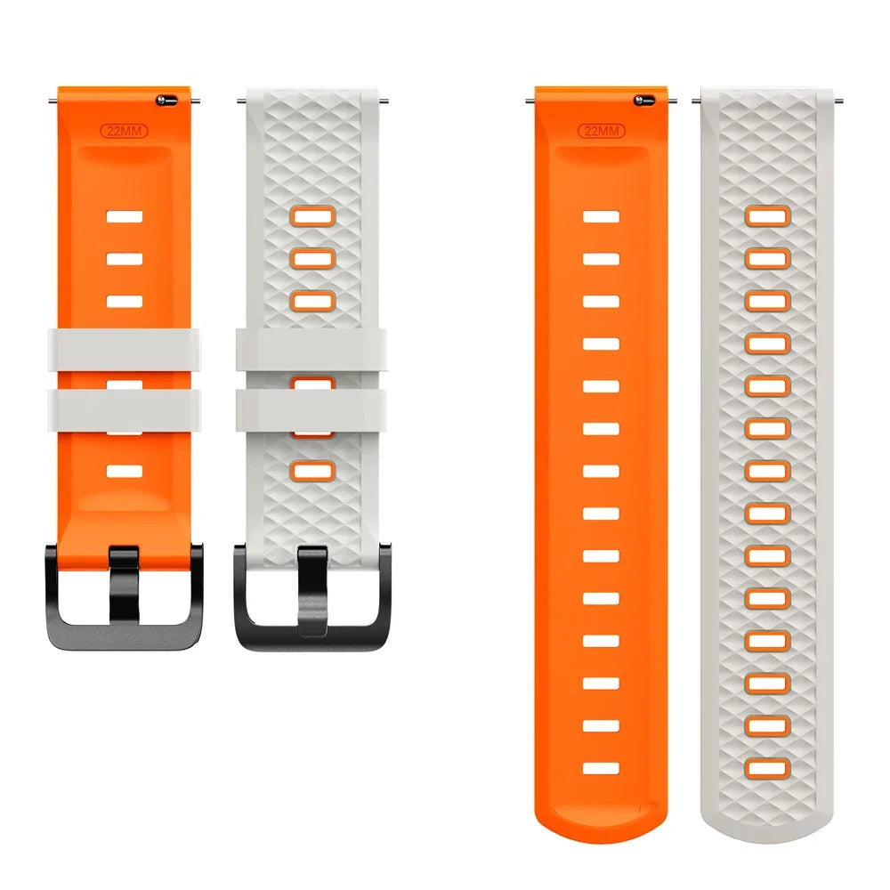 Correa deportiva de silicona de 22mm para OnePlus Watch 3 2 2R, pulsera suave de 46mm para OPPO Watch X X2 4 Pro/Mi Watch 2 Pro S4 S3 S1