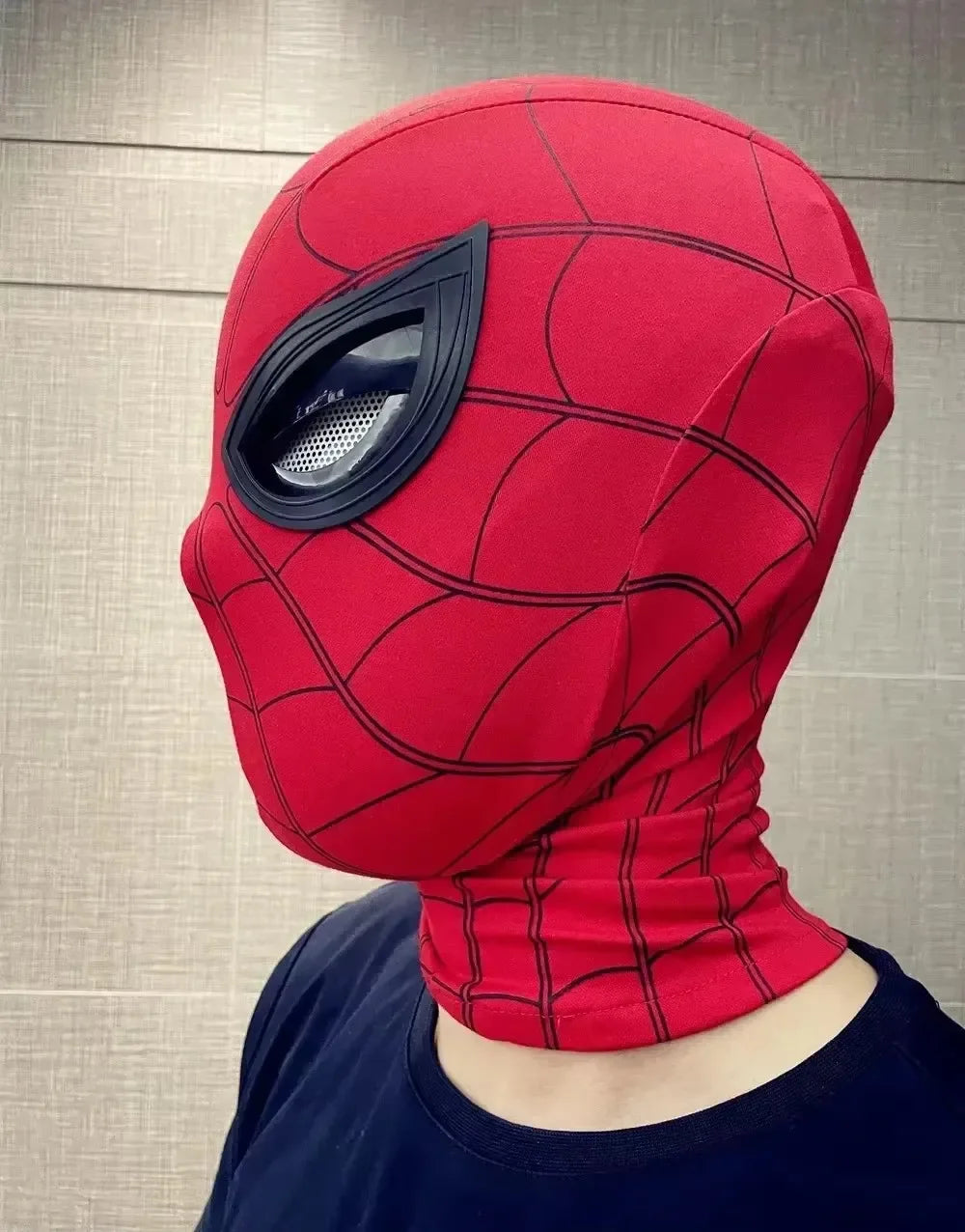 Spider-Man-Inspired Chin-Controlled Cosplay Mask