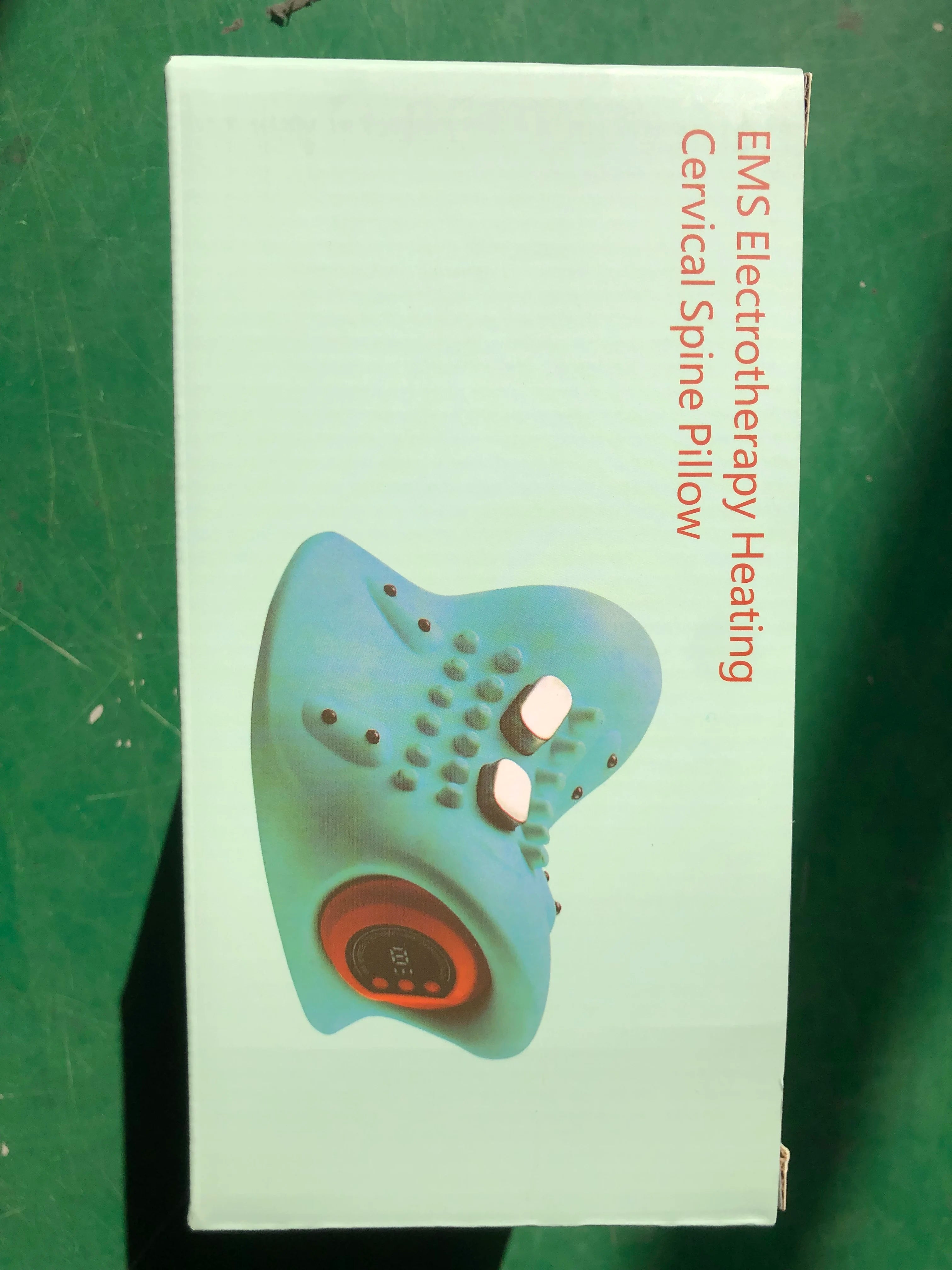 Masajeador eléctrico de tracción Cervical para cuello, almohada de masaje para amasar vibración, almohada ergonómica para la cabeza, herramienta de relajación para el hogar