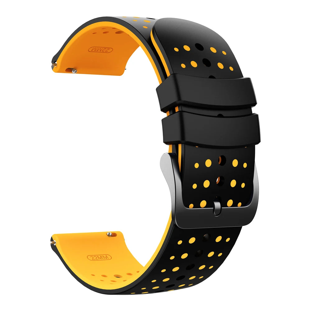 Correa deportiva de silicona de 22mm para OnePlus Watch 3 2 2R, pulsera suave de 46mm para OPPO Watch X X2 4 Pro/Mi Watch 2 Pro S4 S3 S1
