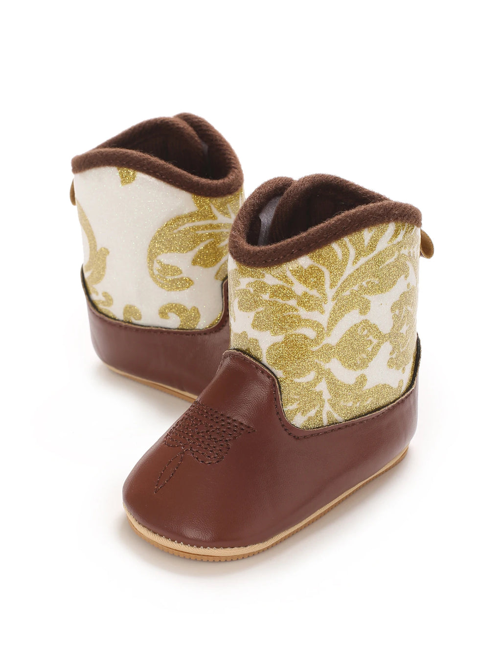 Baby Cowboy Boots - Western Style | Soft soled First Walking Shoes for Newborns and Preschoolers