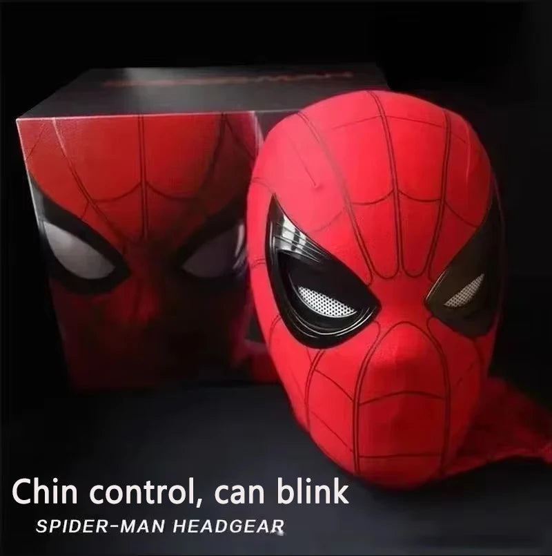 Spider-Man-Inspired Moving-Eye Cosplay Mask