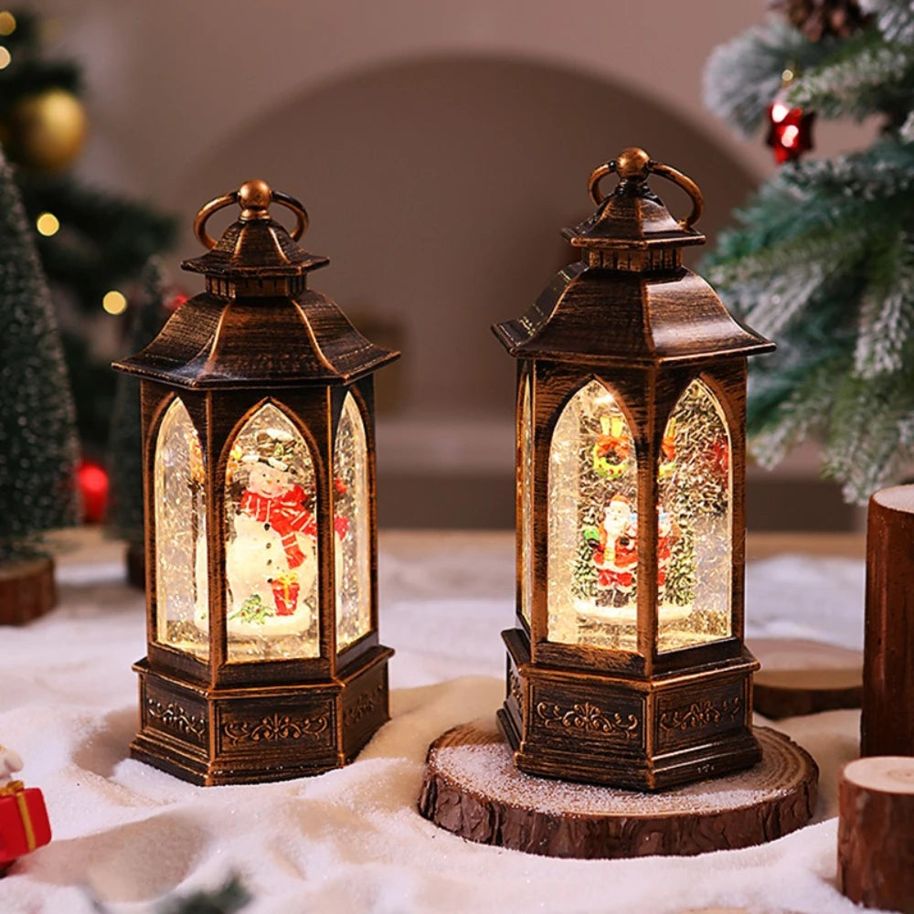 Luces Navideñas Decorativas de Nieve