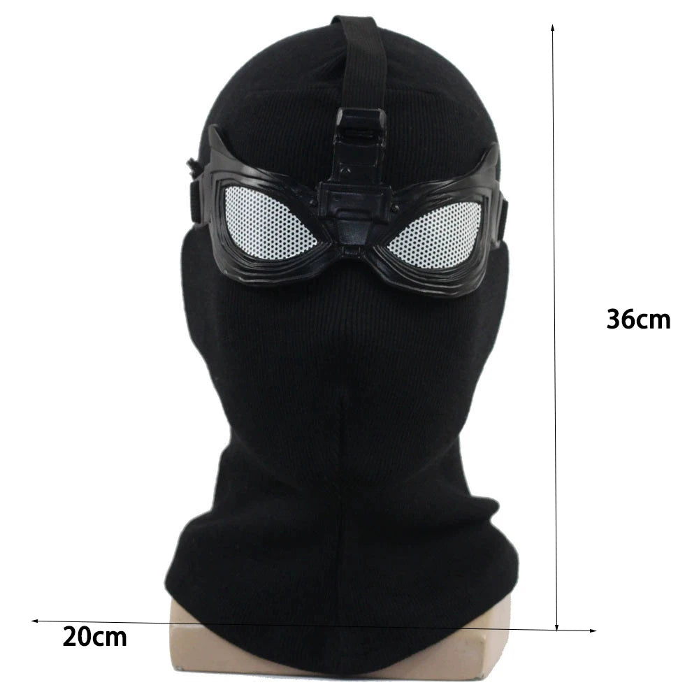 Black Stealth-Style Spider Hero Cosplay Mask