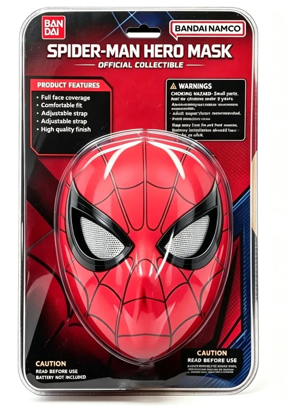 Spider-Man-Inspired Chin-Controlled Cosplay Mask