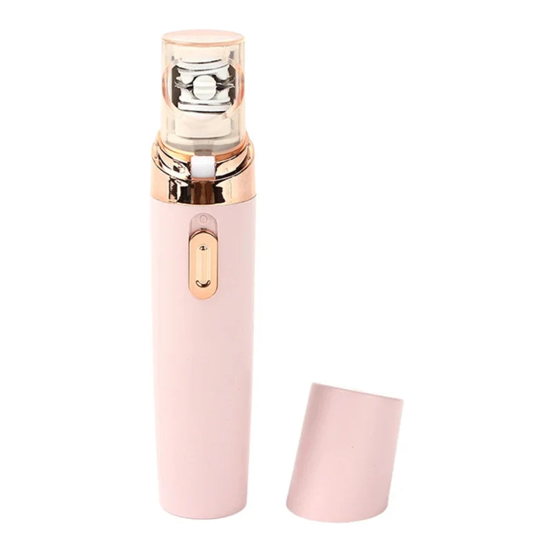 Depiladora Facial eléctrica para mujer, depiladora recargable, depiladora de vello Facial indolora para cara, axila, pierna trasera