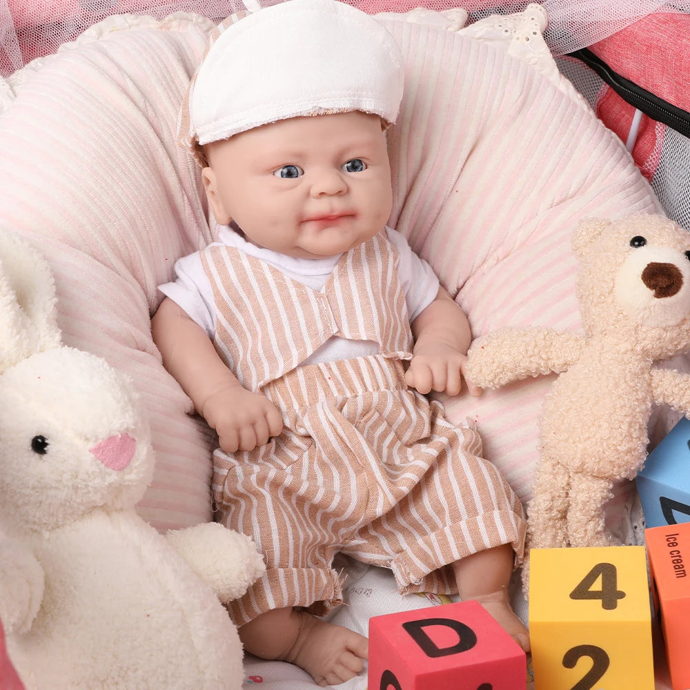 IVITA 14-Inch Full-Silicone Reborn Baby Doll