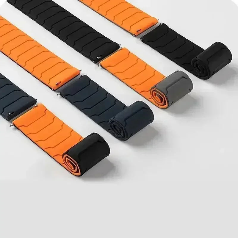 Correa deportiva de silicona magnética de 22mm para reloj inteligente Realme 5, pulsera para reloj Realme S2/Realme S 2 2Pro 3 3 Pro
