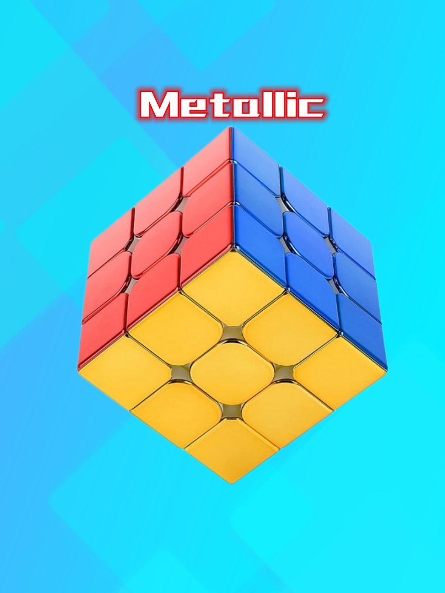 [Picube] SengSo Metal 3x3 Magnetic Golden Cubo Magic Cube Puzzle Speed Cibe M3 3x3x3 Magico Cubo Кубик Рубика Cibo Toy