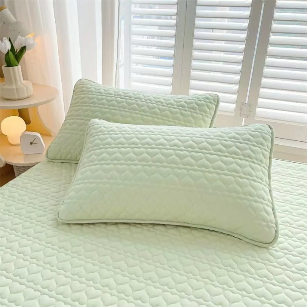 Funda de almohada de algodón, capa de aislamiento, funda de almohada de aceite para la cabeza, Protector antiácaros, almohada a prueba de sudor, protección central para el hogar