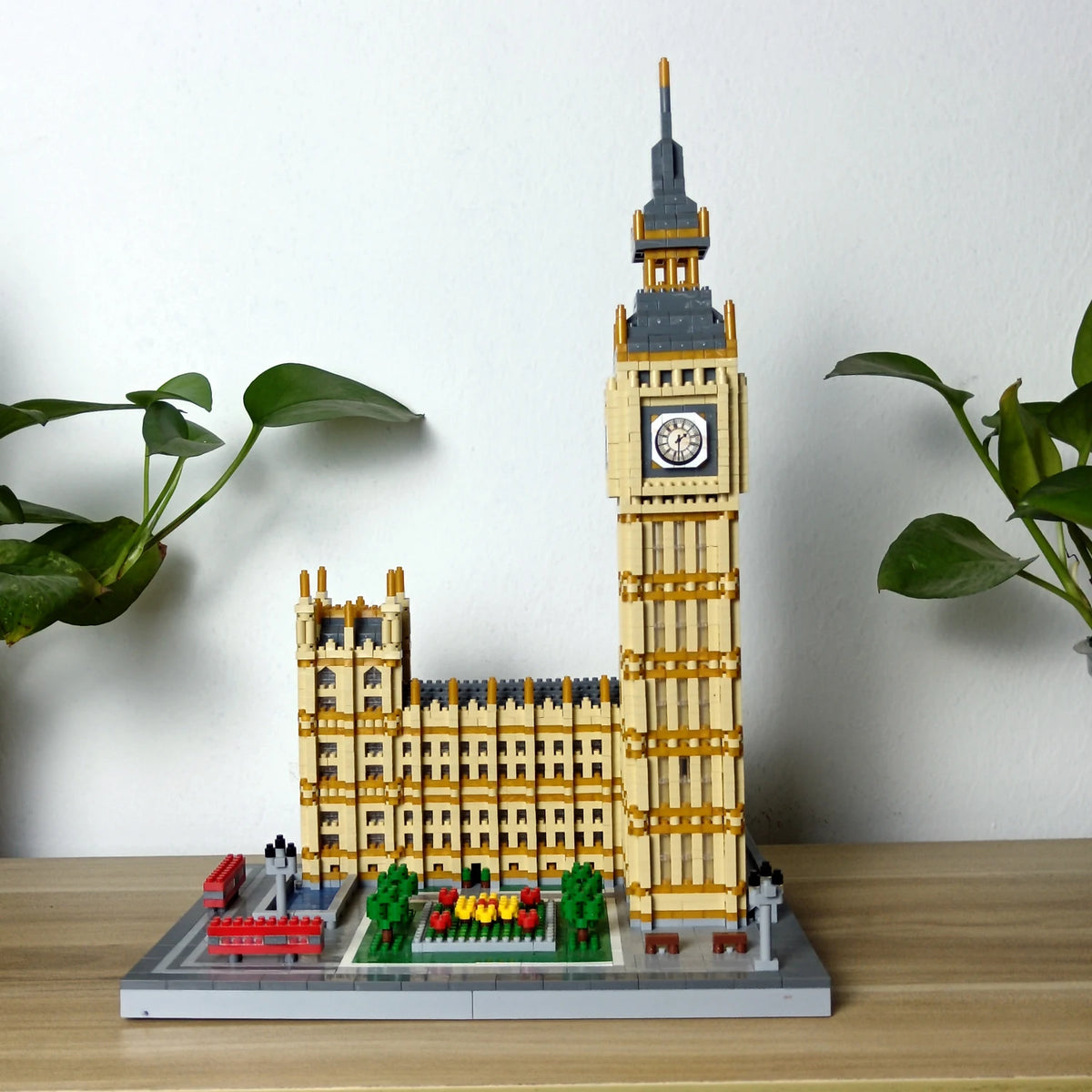 3D Desk Decor Big Ben Model Micro Building Blocks–Collectible Architecture Puzzle,Educational Toy,Unique Holiday Birthday Gifts
