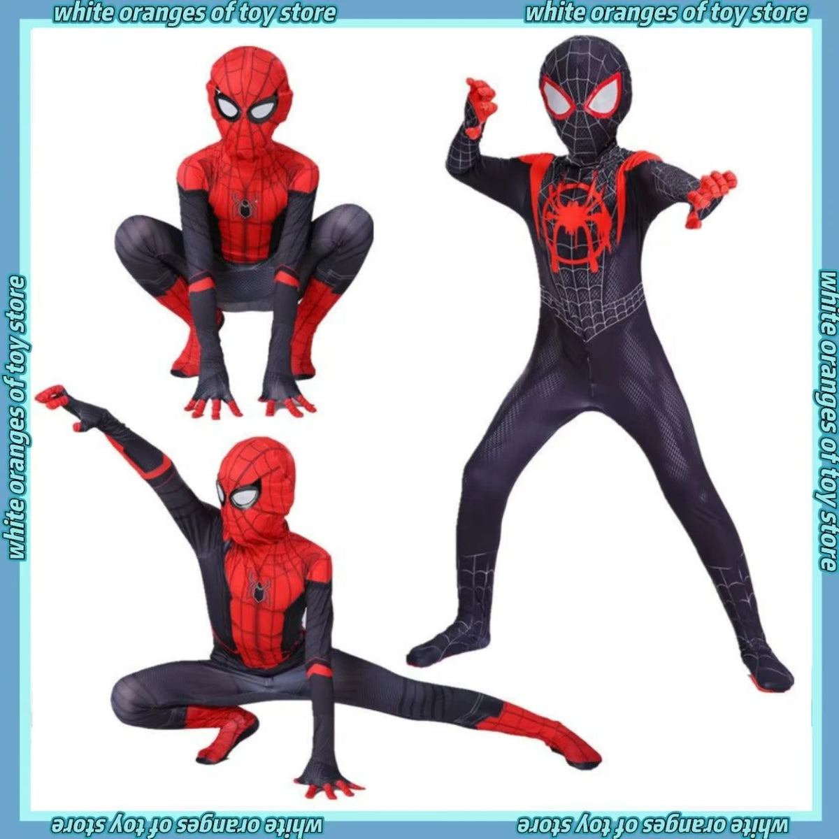 Miles Morales-Inspired Zentai Cosplay Costume