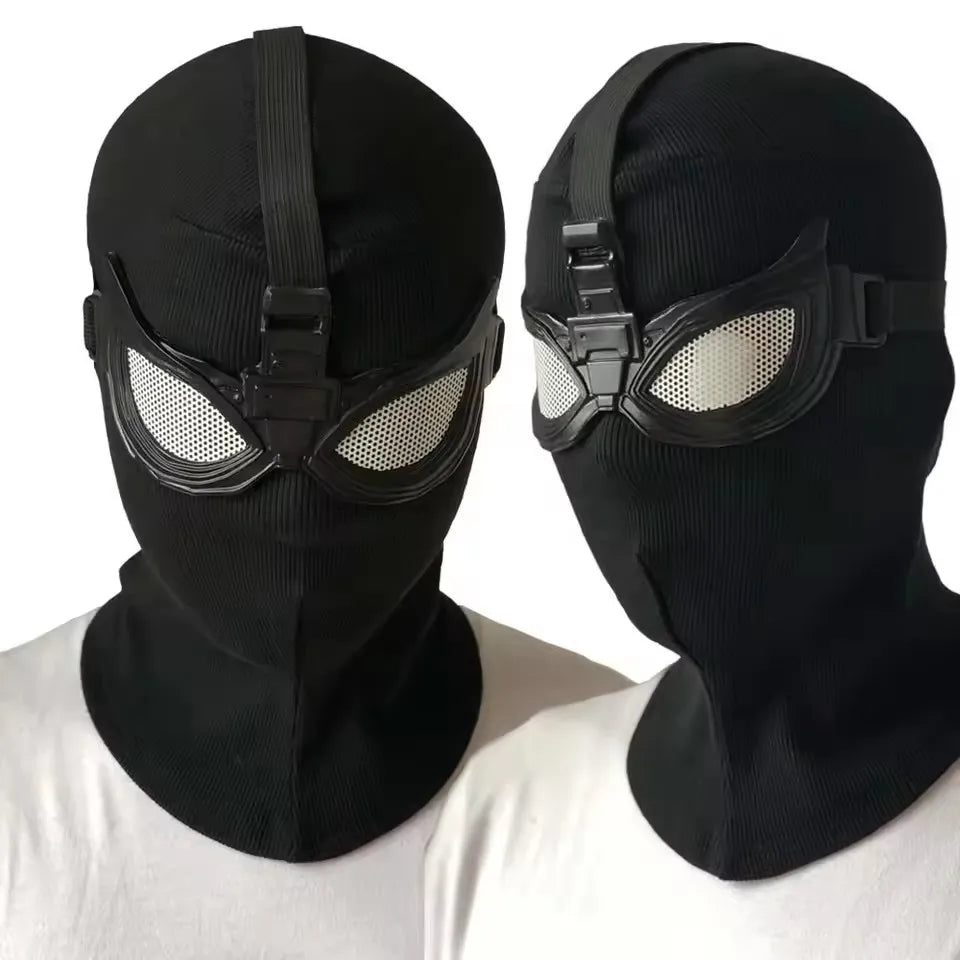 Black Stealth-Style Spider Hero Cosplay Mask