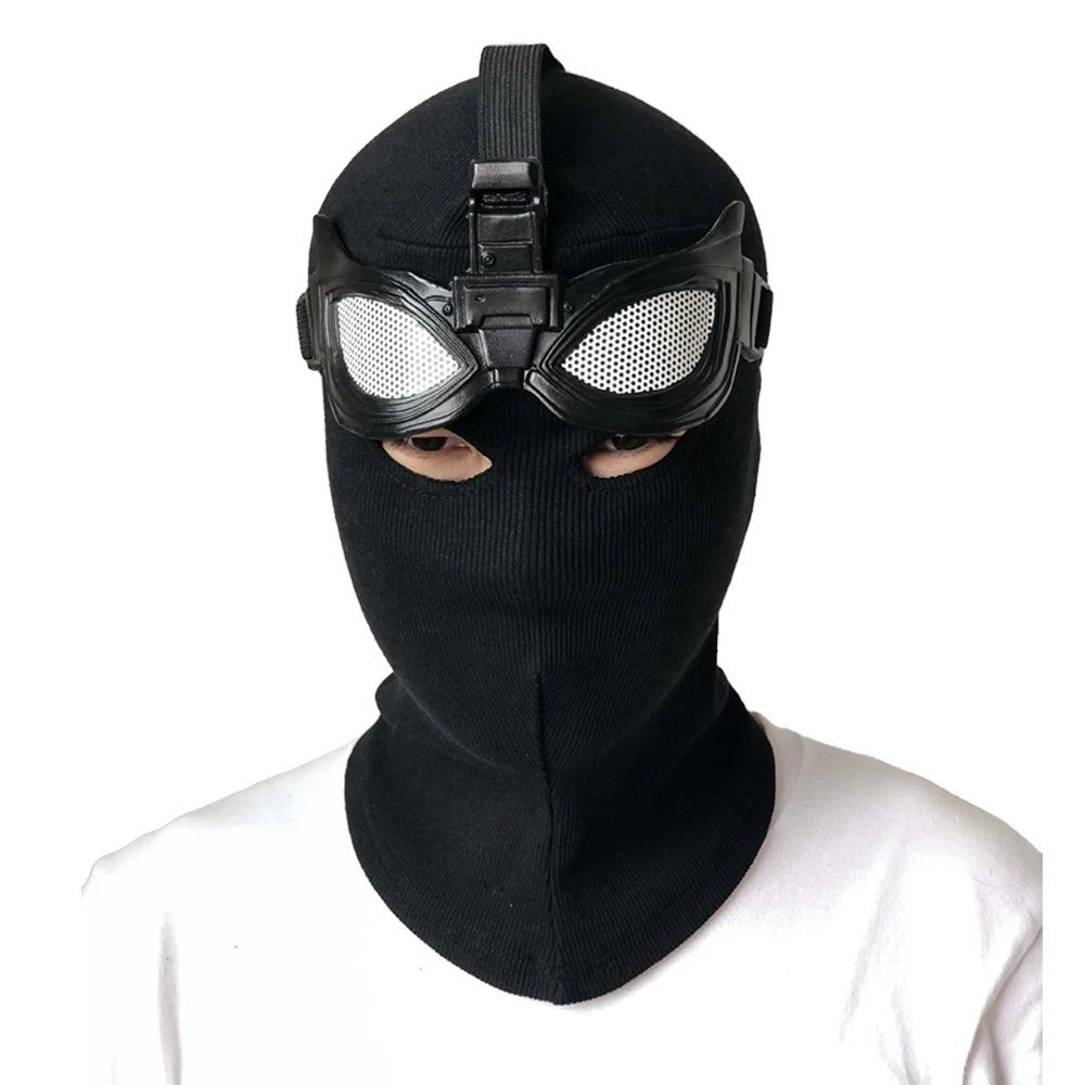 Black Stealth-Style Spider Hero Cosplay Mask