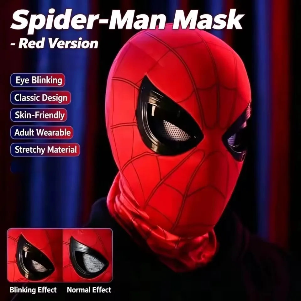 Spider-Man-Inspired Chin-Controlled Cosplay Mask