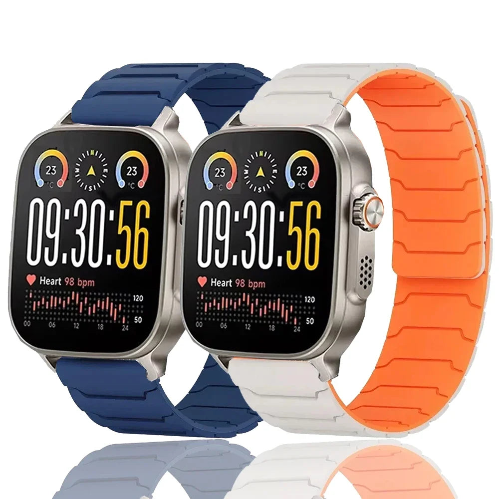 Correa deportiva de silicona magnética de 22mm para reloj inteligente Realme 5, pulsera para reloj Realme S2/Realme S 2 2Pro 3 3 Pro
