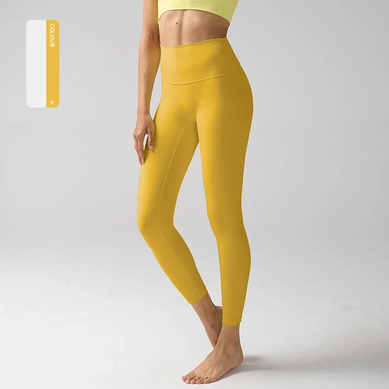 High Waist Naked Feeling Leggings Women Fitness Running Yoga Leggings Pants Energy Gym Tight Leggings Casual Workout Leggings