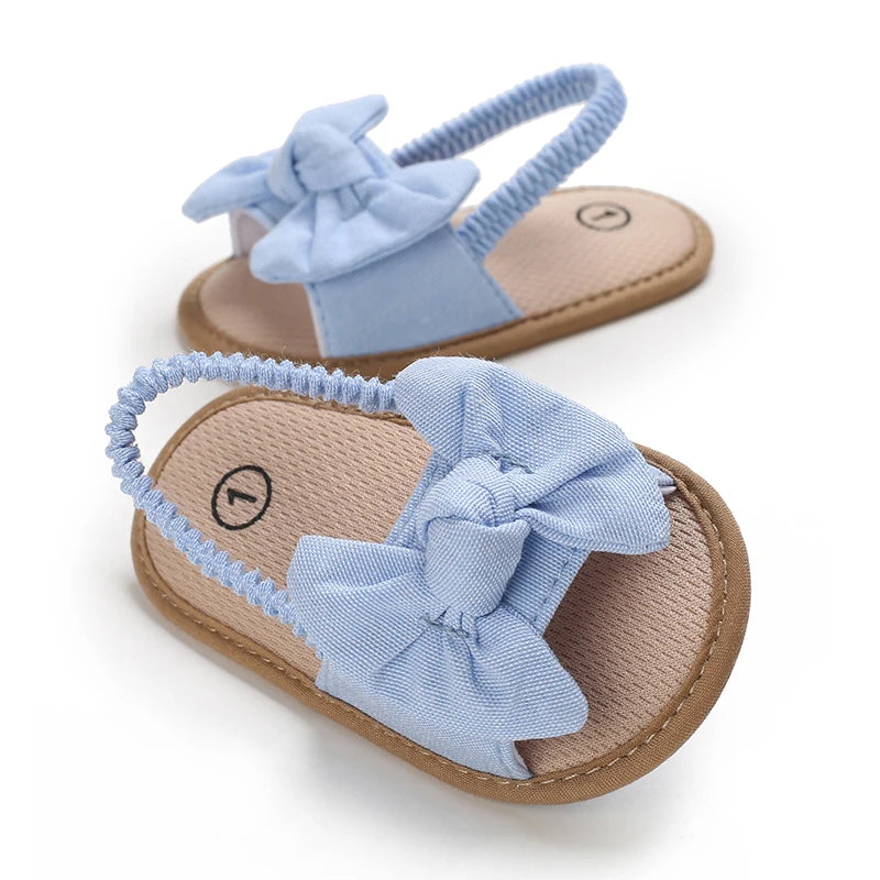 VALEN SINA 0-18M Newborn Girls Summer Shoes Sandals First Walkers Newborn Shoes Casual Soft Sole Sandals Preschool Shoes