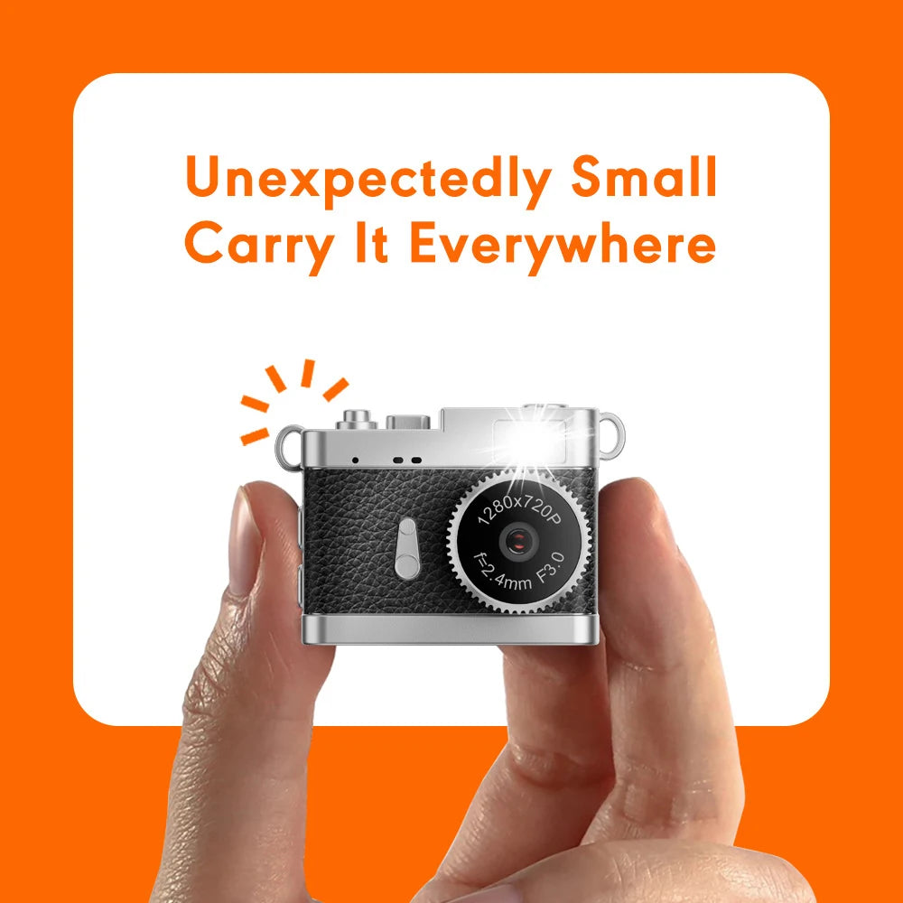 Mini cámara S142 con pantalla para interiores, hogar, deportes al aire libre, portátil, Vintage, videocámara muy pequeña, grabadora de vídeo, compatible con tarjeta TF