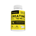 Suplemento de creatina HCL, mejora el enfoque, la fuerza y la resistencia, adecuado tanto para hombres como para mujeres, sin gluten, sin OGM