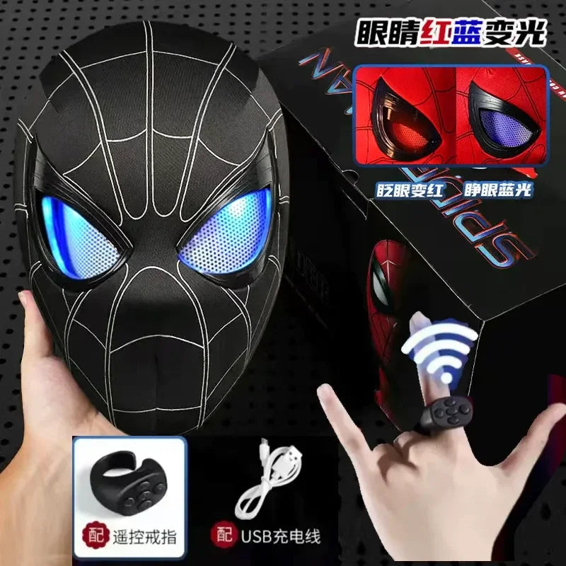 Spider-Man-Inspired Moving-Eye Cosplay Mask