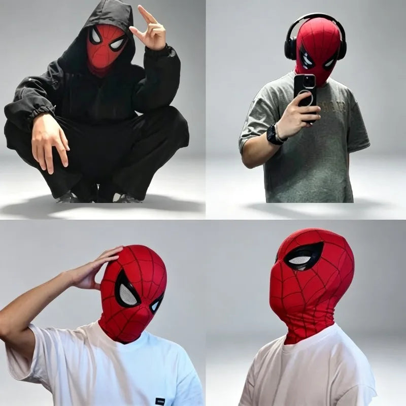 Handmade Spider-Man-Inspired Cosplay Mask