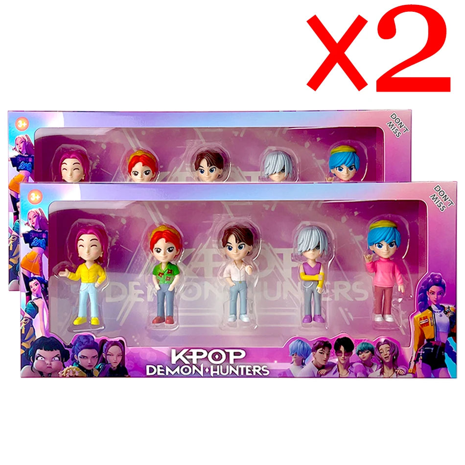 2026NEW Kpop Devil Hunter Rumi Zoe Mira anime colección de personajes de cloruro de polivinílico baratijas de escritorio regalo de Año Nuevo para niños