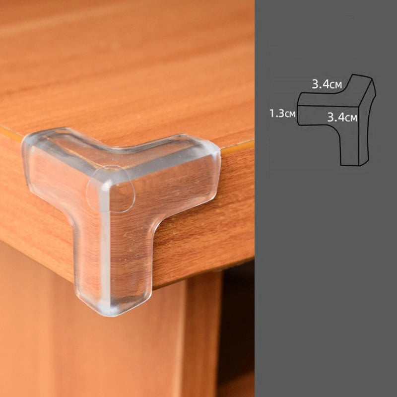 4Pcs/8Pcs/12Pcs Child Baby Safety Silicone Protector Table Corner Edge Protection Cover Children Anticollision Edge & Guards