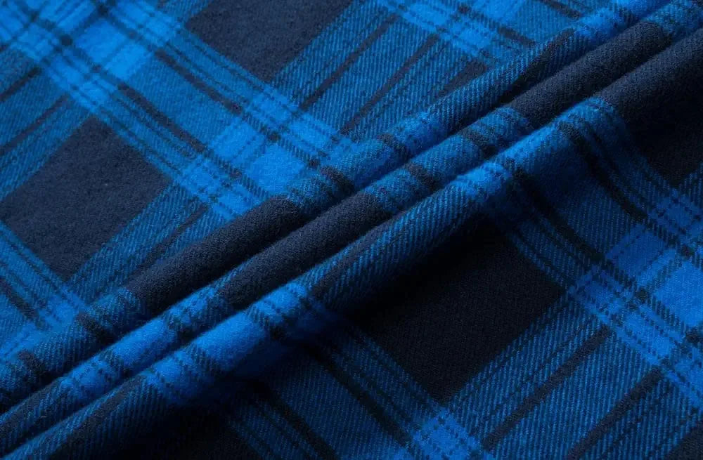 TACVASEN-Camisa de manga larga para hombre, chaqueta de franela, ligera, con botones y bolsillos