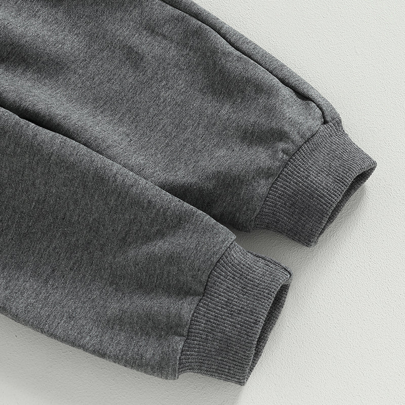 Toddler Letter-Print Long-Sleeve Top & Pants Set