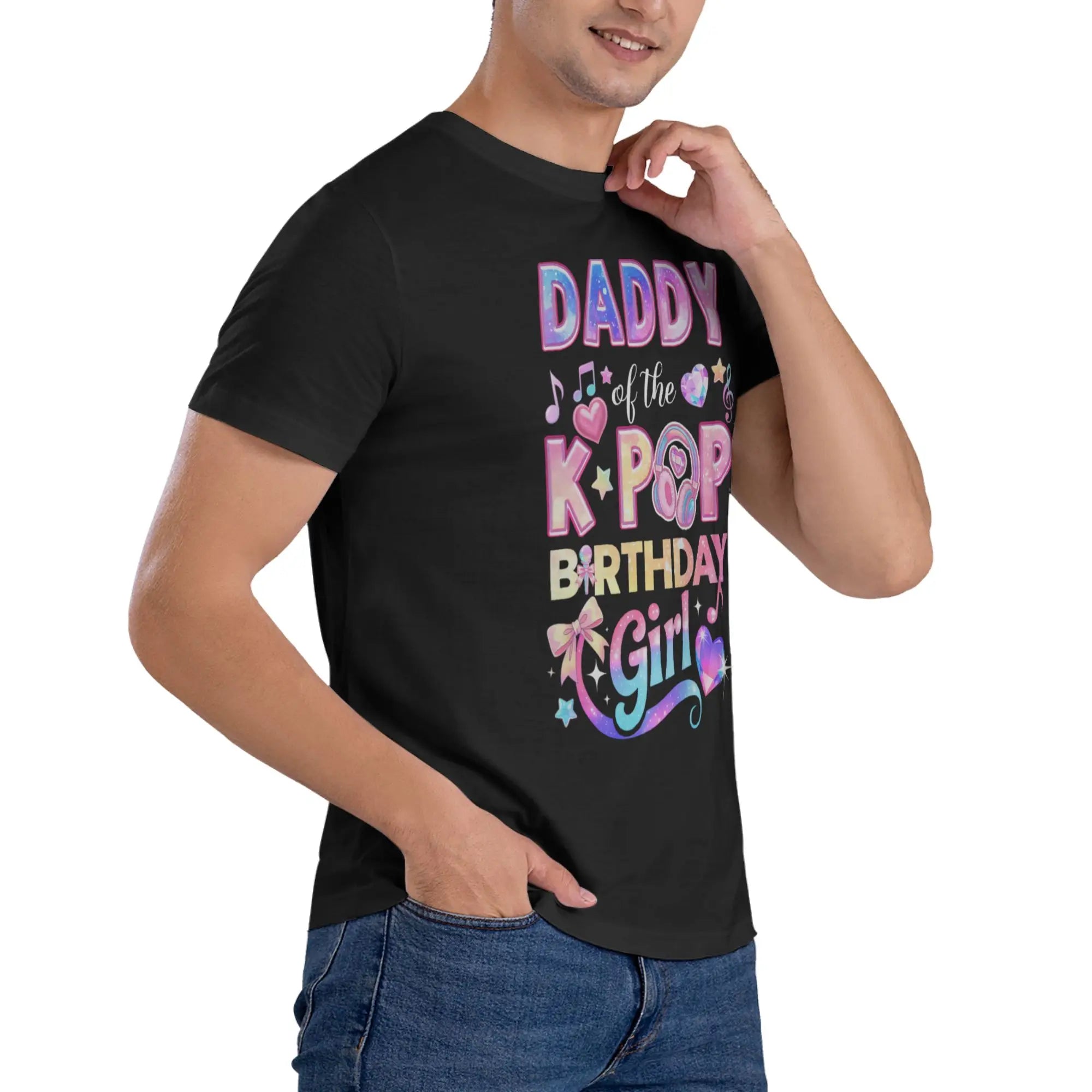 Camiseta 100% de algodón con gráfico divertido de KPop para chicas, camisetas de regalo de cumpleaños KPop, camisetas para hombres, 1 pieza