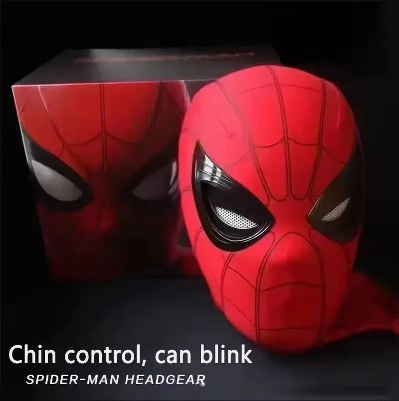 Spider-Man-Inspired Chin-Controlled Cosplay Mask