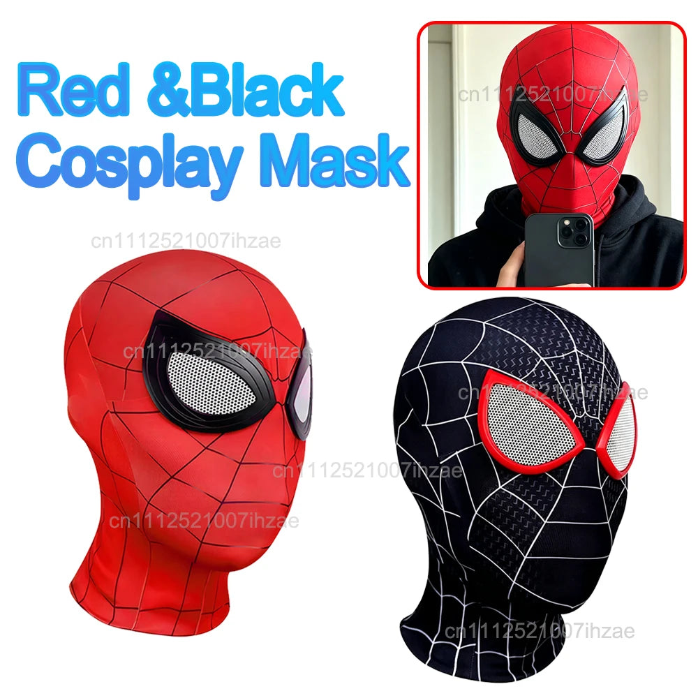 Spider-Man-Inspired Cosplay Mask for Adults