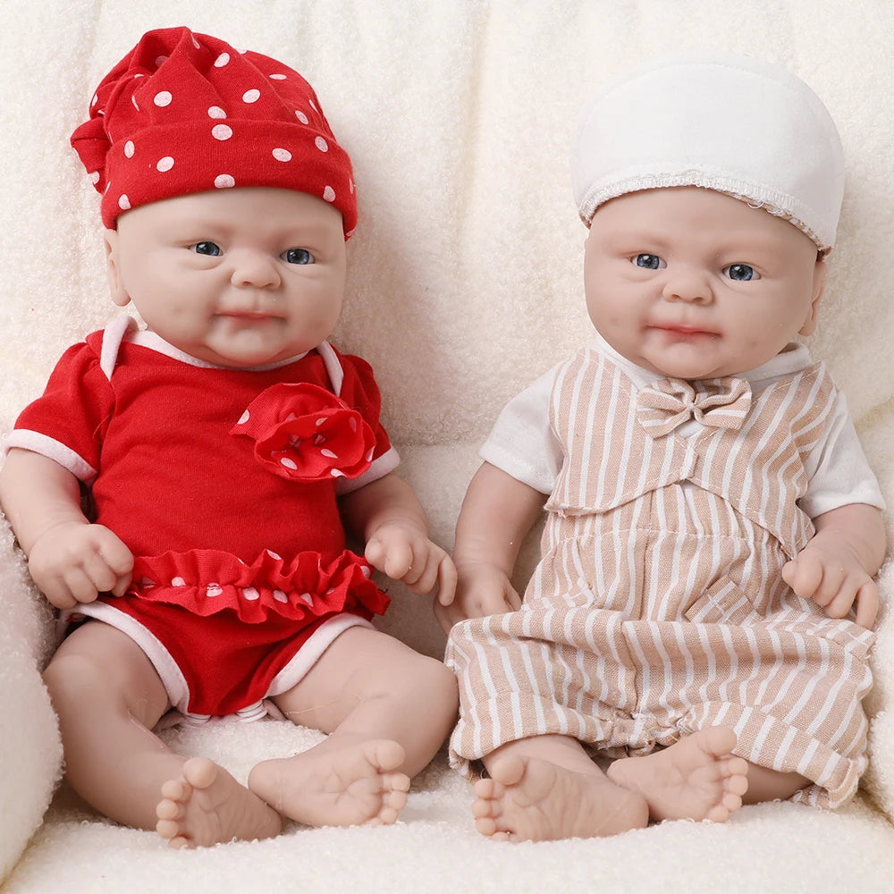 IVITA 14-Inch Full-Silicone Reborn Baby Doll